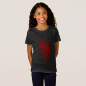 Aanpasbare Punk Schedel Versie 2 T-shirt (Voorkant volledig)