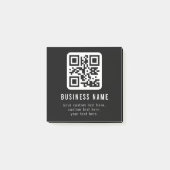 Aanpasbare QR-code & bewerkbare tekstontwerp Post-it® Notes (Voorkant)