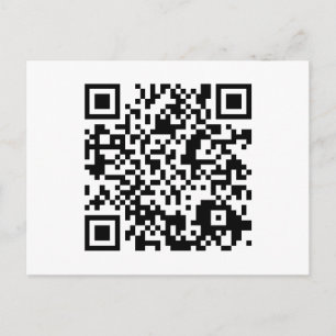 aanpasbare QR-code Briefkaart