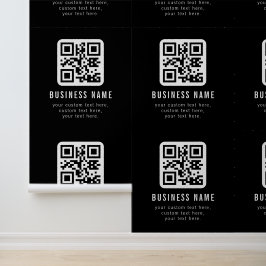 Aanpasbare QR-code en bewerkbare tekstontwerp Behang