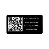 aanpasbare QR-code Etiket (Voorkant)
