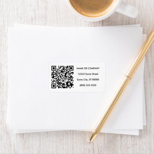 aanpasbare QR-code Etiket (Insitu)