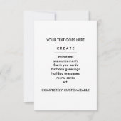 aanpasbare QR-code Kaart (Achterkant)