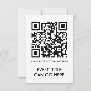 aanpasbare QR-code Kaart