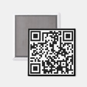 aanpasbare QR-code Magneet (Voorkant / Achterkant)