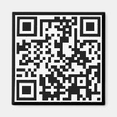 aanpasbare QR-code Magneet (Voorkant)