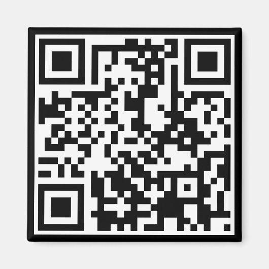 aanpasbare QR-code Magneet (Voorkant)