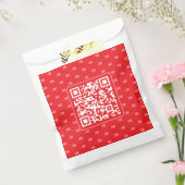 Aanpasbare QR-code met uw logo of tegel-afbeelding Bedankzakje (Gezegeld)