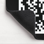aanpasbare QR-code Muismat (Hoek)