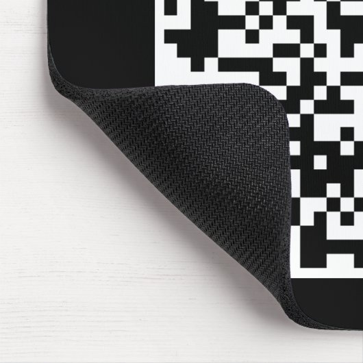 aanpasbare QR-code Muismat (Hoek)
