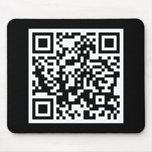 aanpasbare QR-code Muismat (Voorkant)
