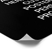 aanpasbare QR-code Poster (Hoek)