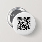 aanpasbare QR-code Ronde Button 5,7 Cm (Voorkant /achterkant)