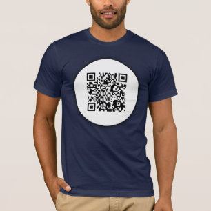 aanpasbare QR-code T-shirt