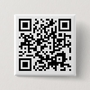 aanpasbare QR-code Vierkante Button 5,1 Cm