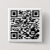 Aanpasbare QR-code vierkante knop voor elk doel Button 5,1 Cm (Voorkant)