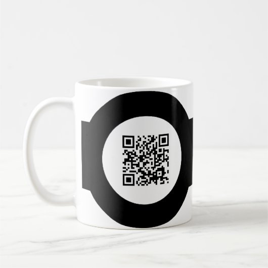 aanpasbare QR-codemagstrip Koffiemok (Links)