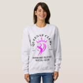 Aanpasbare QUEEN OF CLUBS Damesgolf Trui (Voorkant volledig)