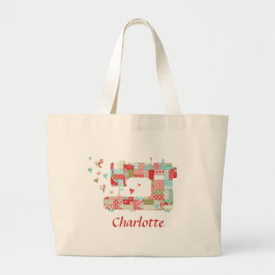 Aanpasbare Quilter's Sewing Bag Grote Tote Bag