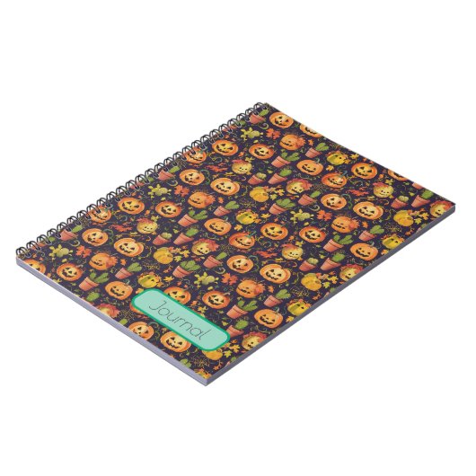 Aanpasbare Quirky Herfst Photo Journal - Design 2 Notitieboek (Linkerzijde)