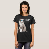 Aanpasbare Ragdoll T-shirt (Voorkant volledig)