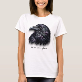 Aanpasbare Raven Hoofd T-Shirt