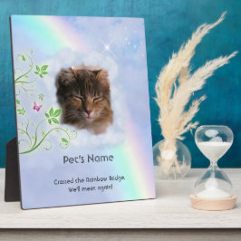 (Aanpasbare) Regenboogbrug Fotoplaat