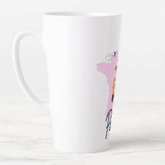 Aanpasbare Reis Thema Parijs Latte Mok