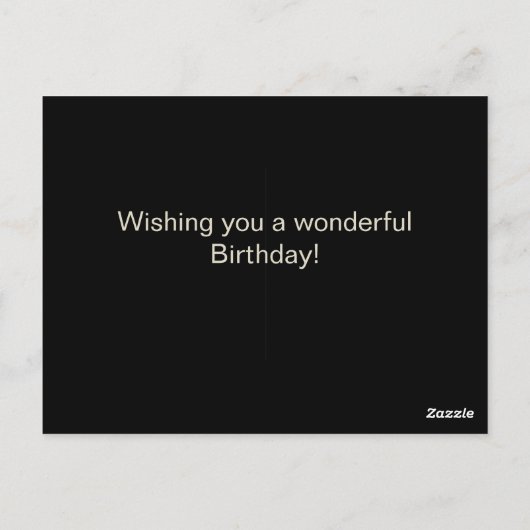 Aanpasbare Retro Distressed Biker Briefkaart (Achterkant)