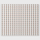 Aanpasbare Robot Kinderen Cadeaupapier (Vlak)