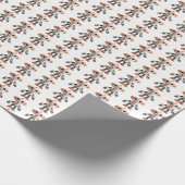 Aanpasbare Robot Kinderen Cadeaupapier (Hoek)