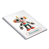 Aanpasbare Robot Kinderen Notitieboek (Rechterzijde)