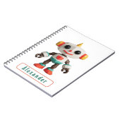 Aanpasbare Robot Kinderen Notitieboek (Linkerzijde)