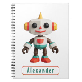 Aanpasbare Robot Kinderen Notitieboek