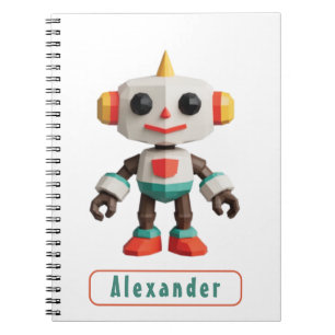 Aanpasbare Robot Kinderen Notitieboek