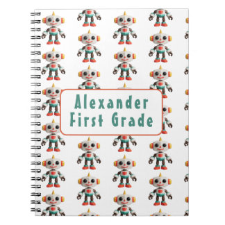 Aanpasbare Robot Kinderen Notitieboek