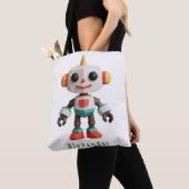 Aanpasbare Robot Kinderen Tote Bag (Dichtbij)