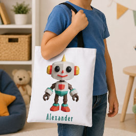 Aanpasbare Robot Kinderen Tote Bag