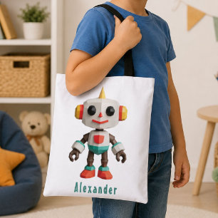 Aanpasbare Robot Kinderen Tote Bag