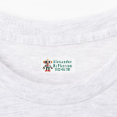 Aanpasbare Robot Kinderkleding Labels (Aangebracht)