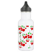 Aanpasbare rode kersenpatroon accessoires LeahG Waterfles (Rechts)