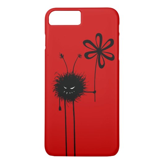 Aanpasbare Rode Kwaadaardige Bloem Insect Case-Mate iPhone Case (Achterkant)