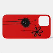 Aanpasbare Rode Kwaadaardige Bloem Insect Case-Mate iPhone Case (Achterkant (horizontaal))