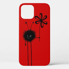 Aanpasbare Rode Kwaadaardige Bloem Insect iPhone 12 Pro Hoesje