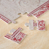 Aanpasbare Rode Roos Legpuzzel (Zijkant)