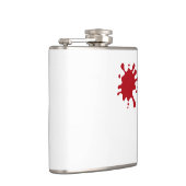 Aanpasbare Rode Spatfles 180 ml Heupfles (Rechts)