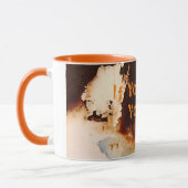 Aanpasbare Roest Kunst Cool Leuk Uniek  Mok (Links)
