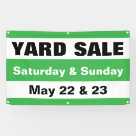 Aanpasbare Rommelmarkt Buurt Garage Verkoop Spandoek