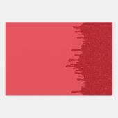 Aanpasbare Rood Drip Inpakvel Inpakpapier Vel (Voorkant 3)