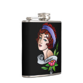 aanpasbare roodkopkolf voor zigeunermeisjes tattoo heupfles (Rechts)